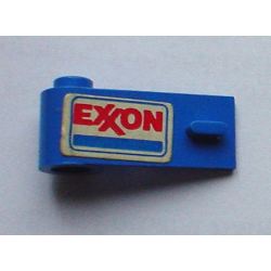 Door 1 x 3 x 1 Left with Exxon logo Pattern (Sticker) - Set 6679-2