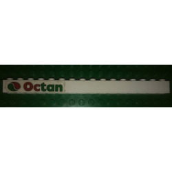 Brick 1 x 16 with Octan Logo Pattern (Sticker) - Sets 6397 / 6472