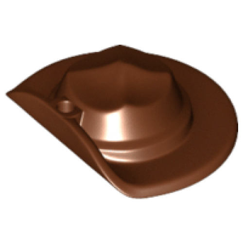 Деталь LEGO 30167 Minifigure, Headgear Hat, Wide Brim Flat