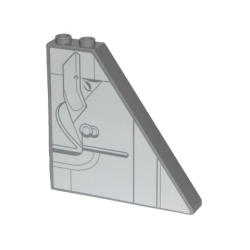 Slope 55 6 x 1 x 5 without Bottom Stud Holders with SW Cloud City Gray Lines and Panels Wall Ornament Pattern (Sticker) - Set 75222 Slope 55 6 x 1 x 5 without Bottom Stud Holders with SW Cloud City Gray Lines and Panels Wall Ornament Pattern (Sticker) - Set 75222