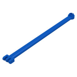 Hinge Bar 12L with 3 Fingers and Open End Stud