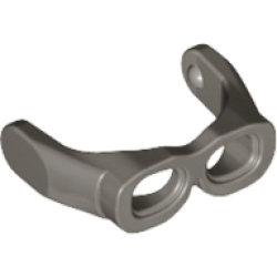 Minifigure, Visor Goggles - Dark Gray