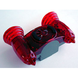 Duplo, Toolo Racer Engine Light & Sound Unit with Trans-Red Rockets