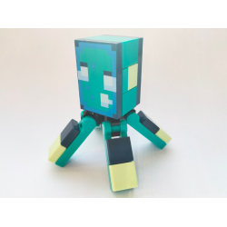 Minecraft Squid, Glow - Brick Built