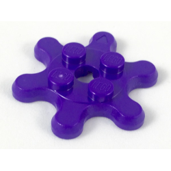 Plate, Round 2 x 2 Gear 6 Tooth Plate, Round 2 x 2 Gear 6 Tooth