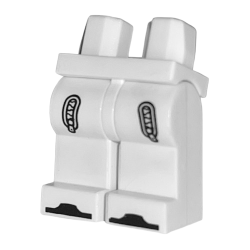 Hips and Legs with Pockets with Zippers and Black Shoe Tips Pattern Hips and Legs with Pockets with Zippers and Black Shoe Tips Pattern