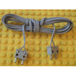 Electric, Wire 12V / 4.5V with 2 Leads, 190 Studs Long with 2 Light Gray Electric, Connector, 2-Way Male Squared Narrow Long without Center Post Electric, Wire 12V / 4.5V with 2 Leads, 190 Studs Long with 2 Light Gray Electric, Connector, 2-Way Male Squared Narrow Long without Center Post