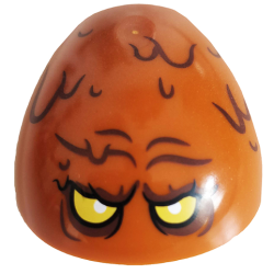 Large Figure Armor, Round, Smooth with Clayface Face Pattern