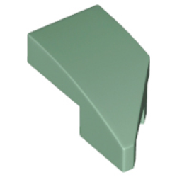 Wedge 2 x 1 x 2/3 Left - Sand Green