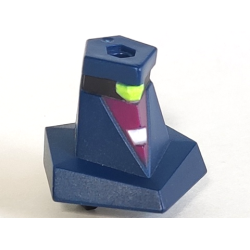 Large Figure Head Modified Ben 10 ChromaStone with Dark Purple Face Pattern