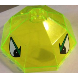 Windscreen 10 x 10 x 4 Canopy Octagonal with Eyes Pattern (Stickers) - Set 2161