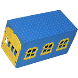 Fabuland Garage Block 10 x 20 x 9 with Yellow Windows and Yellow Doors Fabuland Garage Block 10 x 20 x 9 with Yellow Windows and Yellow Doors