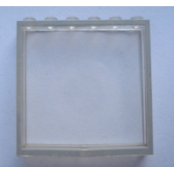 Modulex, Window 1 x 6 x 6 with Gray Border Pattern