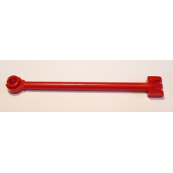 Hinge Bar 8L with 3 Fingers and Open End Stud - Red