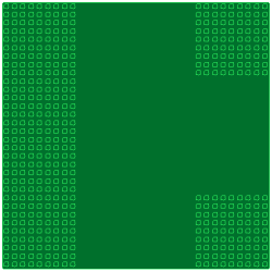 Baseplate, Road 32 x 32 9-Stud T Intersection No Pattern