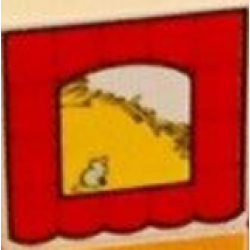 Duplo, Tile 2 x 2 x 1 with Stable Mosaic Picture 06 Pattern Duplo, Tile 2 x 2 x 1 with Stable Mosaic Picture 06 Pattern