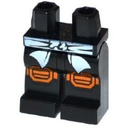 Hips and Legs with White Sash and Medium Nougat Knee Pads Pattern Hips and Legs with White Sash and Medium Nougat Knee Pads Pattern