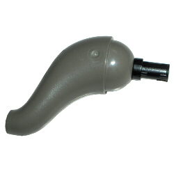 Dinosaur Tail / Neck Base Section S-Curve with Black Technic Pin - Dark Gray Dinosaur Tail / Neck Base Section S-Curve with Black Technic Pin - Dark Gray