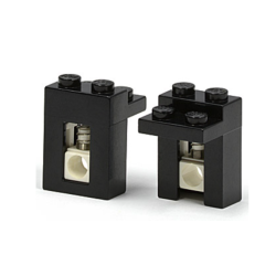 Brick, Modified 1 x 2 x 2 1/3 with Spring Unit (Shock Absorber) Brick, Modified 1 x 2 x 2 1/3 with Spring Unit (Shock Absorber)