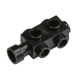 Brick, Modified 1 x 2 x 2/3 with Studs on Sides and Extended Stud Receptacle Brick, Modified 1 x 2 x 2/3 with Studs on Sides and Extended Stud Receptacle