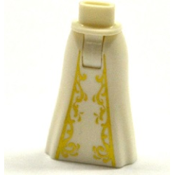 Mini Doll Hips and Skirt Full Length with Gold Filigree Pattern - Thick Hinge Mini Doll Hips and Skirt Full Length with Gold Filigree Pattern - Thick Hinge