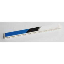 Technic, Liftarm Thick 1 x 11 with Black, Blue and Silver Pattern Model Right Side (Sticker) - Set 42045