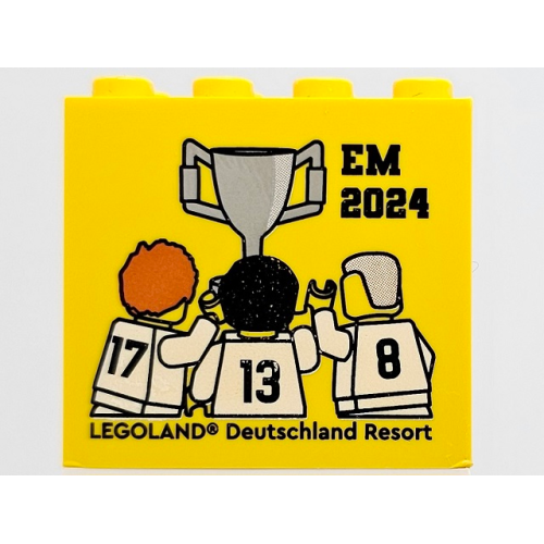 Деталь LEGO 30144pb425 Brick 2 x 4 x 3 with EM 2024 LEGOLAND Deutschland Resort Pattern