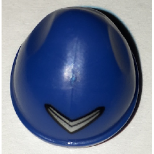 Деталь LEGO 90541pb02 Minifigure, Headgear Cap, Beanie with Silver Boomerang Pattern