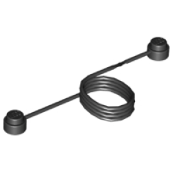 String with End Studs (30L Overall) with (Same Color) Studs Pattern