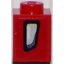 Brick 1 x 1 with Camaro Air Vent / Fog Light Pattern Model Right Side (Sticker) - Set 75874