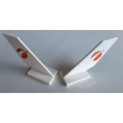 Tail Shuttle with Orange City Mars Exploration Logo Pattern on Both Sides (Stickers) - Set 60226 Tail Shuttle with Orange City Mars Exploration Logo Pattern on Both Sides (Stickers) - Set 60226