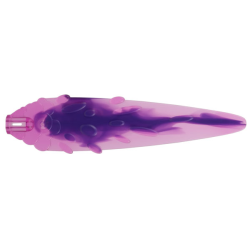 Flame / Vapor Trail with Ovals and Axle Hole End with Marbled Dark Purple Pattern Flame / Vapor Trail with Ovals and Axle Hole End with Marbled Dark Purple Pattern