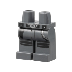 Hips and Legs with Black Belt with Silver Buckle, Chain, Knee Pads Pattern Hips and Legs with Black Belt with Silver Buckle, Chain, Knee Pads Pattern