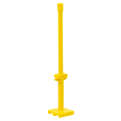 Boat, Mast 2 x 2 x 9 2/3 Bar with Slot on Top and 2 Finger Hinge on Two Sides - Yellow Boat, Mast 2 x 2 x 9 2/3 Bar with Slot on Top and 2 Finger Hinge on Two Sides - Yellow