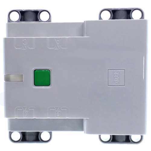 Деталь LEGO bb1277c01 Electric Battery Box Powered Up Bluetooth Hub with Dark Bluish Gray Bottom - Screw Opening