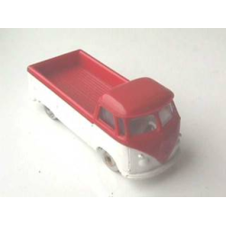 HO Scale, VW Pickup with White Base - Green HO Scale, VW Pickup with White Base - Green