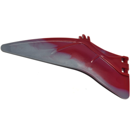 Деталь LEGO 98088pb03 Dinosaur Wing Pteranodon - Left with Marbled Dark Bluish Gray Edge Pattern