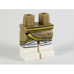 Hips and Legs with White Boots, Gold Belt, Skirt Hem and Legs Wrappings Pattern Hips and Legs with White Boots, Gold Belt, Skirt Hem and Legs Wrappings Pattern