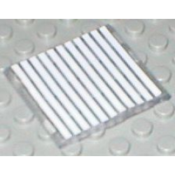 Glass for Window 4 x 4 x 3 Roof with White Stripes Pattern (Sticker) (Undetermined Type) Glass for Window 4 x 4 x 3 Roof with White Stripes Pattern (Sticker) (Undetermined Type)