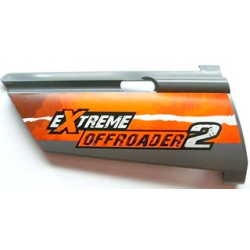 Technic, Panel Fairing #21 Large Long, Small Hole, Side B with 'EXTREME OFFROADER 2' Pattern (Sticker) - Set 8297 Technic, Panel Fairing #21 Large Long, Small Hole, Side B with 'EXTREME OFFROADER 2' Pattern (Sticker) - Set 8297