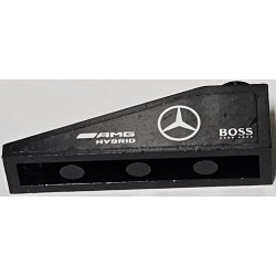 Slope 18 4 x 1 with White Boss, Mercedes-Benz and AMG Hybrid Logos Pattern on Both Sides (Stickers) - Set 75883
