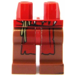 Hips and Reddish Brown Legs with Dark Red Loincloth Pattern Hips and Reddish Brown Legs with Dark Red Loincloth Pattern