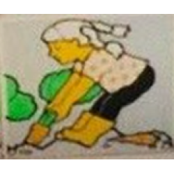 Duplo, Tile 2 x 2 x 1 with Outdoors Mosaic Picture 14 Pattern