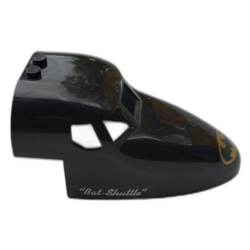 Aircraft Fuselage Forward Top Curved 6 x 10 x 4 with 5 Window Panes with Batman Logo and 'Bat-Shuttle' Pattern on Both Sides (Stickers) - Set 70923 Aircraft Fuselage Forward Top Curved 6 x 10 x 4 with 5 Window Panes with Batman Logo and 'Bat-Shuttle' Pattern on Both Sides (Stickers) - Set 70923
