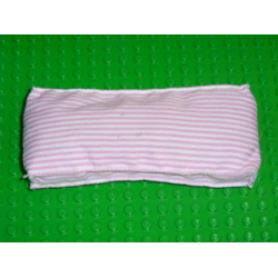 Belville Cloth Mattress 6 x 14, Pink Stripe Pattern