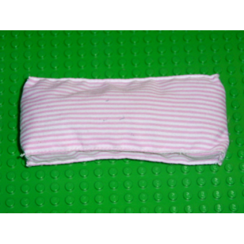 Деталь LEGO x1488px2 Belville Cloth Mattress 6 x 14, Pink Stripe Pattern