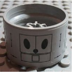 Wheel 20 x 30 Technic with Black Dots and Rectangle Outline Pattern on Both Sides (Stickers) - Set 7470