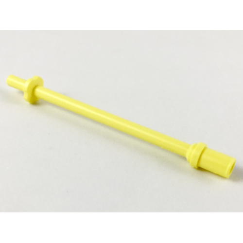 Деталь LEGO 2714b Bar 8L with Stop Rings and Pin (Technic, Figure Accessory Ski Pole) - Flat End - Bright Light Yellow