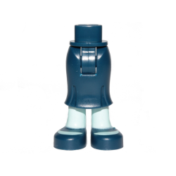 Mini Doll Hips and Skirt Long, Light Aqua Legs and Dark Blue Open Toe Shoes Pattern - Thick Hinge Mini Doll Hips and Skirt Long, Light Aqua Legs and Dark Blue Open Toe Shoes Pattern - Thick Hinge