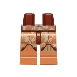 Hips and Medium Nougat Legs with SW Clone Trooper Camouflage Armor Pattern Hips and Medium Nougat Legs with SW Clone Trooper Camouflage Armor Pattern